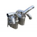 991 - 997 - GT3 - Cup - R silenziatore in acciaio inox per Porsche 911