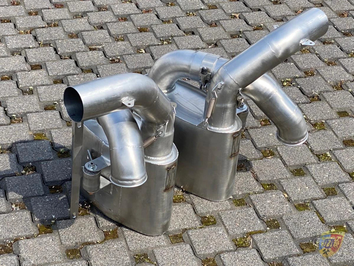 991 - 997 - GT3 - Cup - R silenziatore in acciaio inox per Porsche 911 | Albert Motorsport