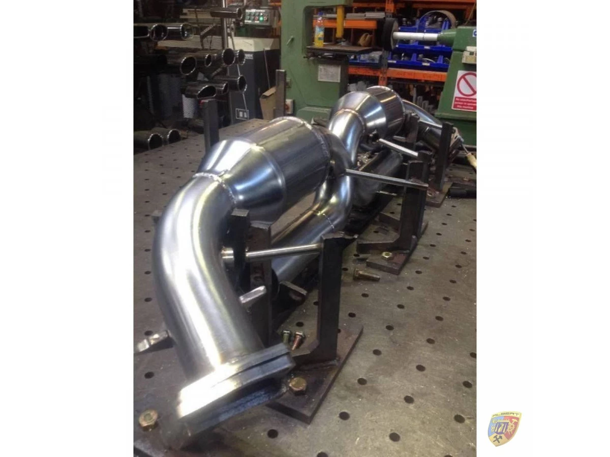 997.1 Carrera X-Pipe 200 Cell 63 mm exhaust stainless steel for Porsche 911 – Albert Motorsport