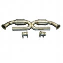 997.1 Carrera X-Pipe 200 Cell 63 mm exhaust stainless steel for Porsche 911 – Albert Motorsport
