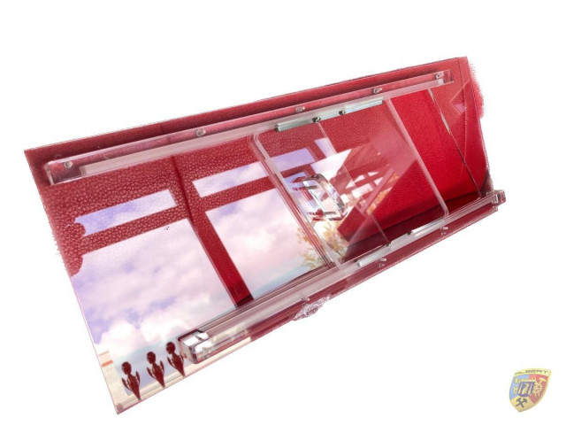 Finestra scorrevole in acrilico per vetri di porte dritti in plexiglas