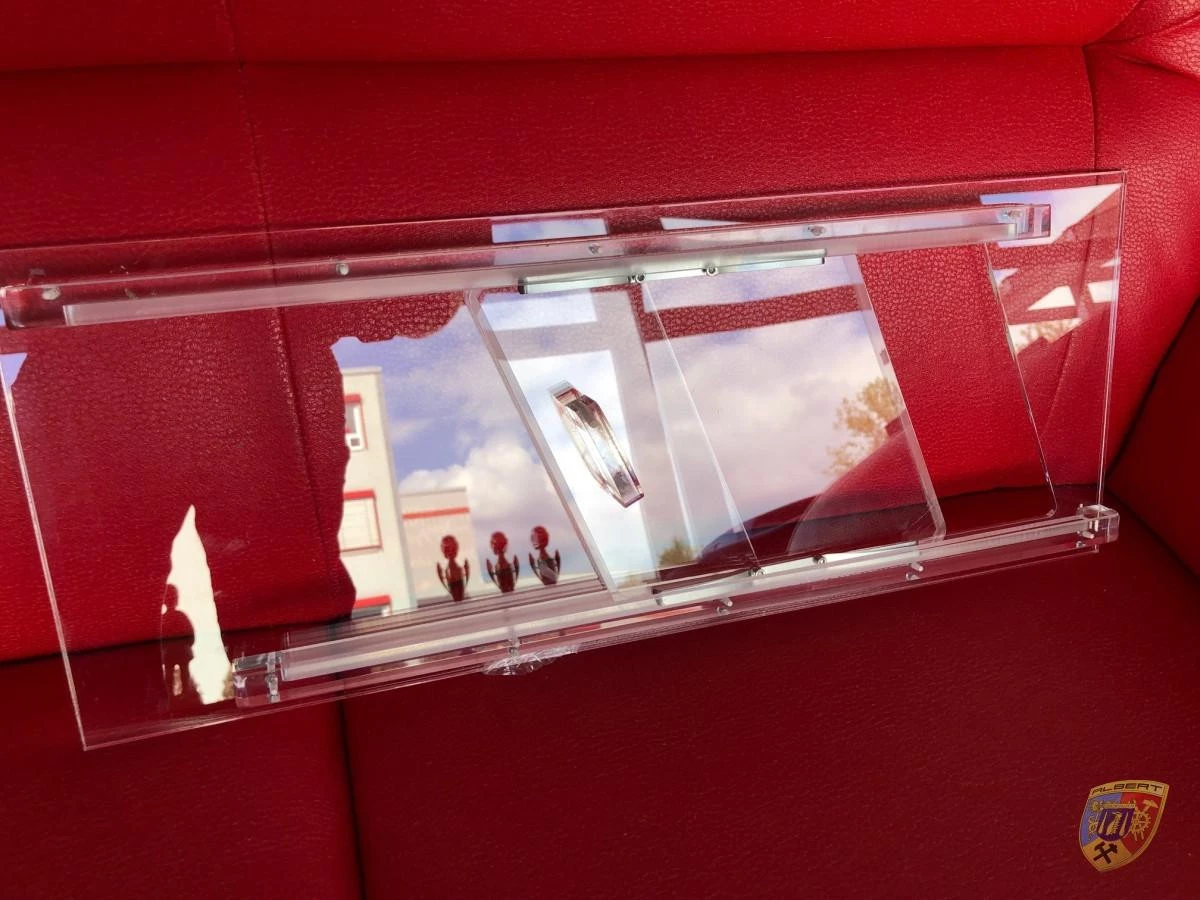 Finestra scorrevole in acrilico per vetri di porte dritti in plexiglas | Albert Motorsport