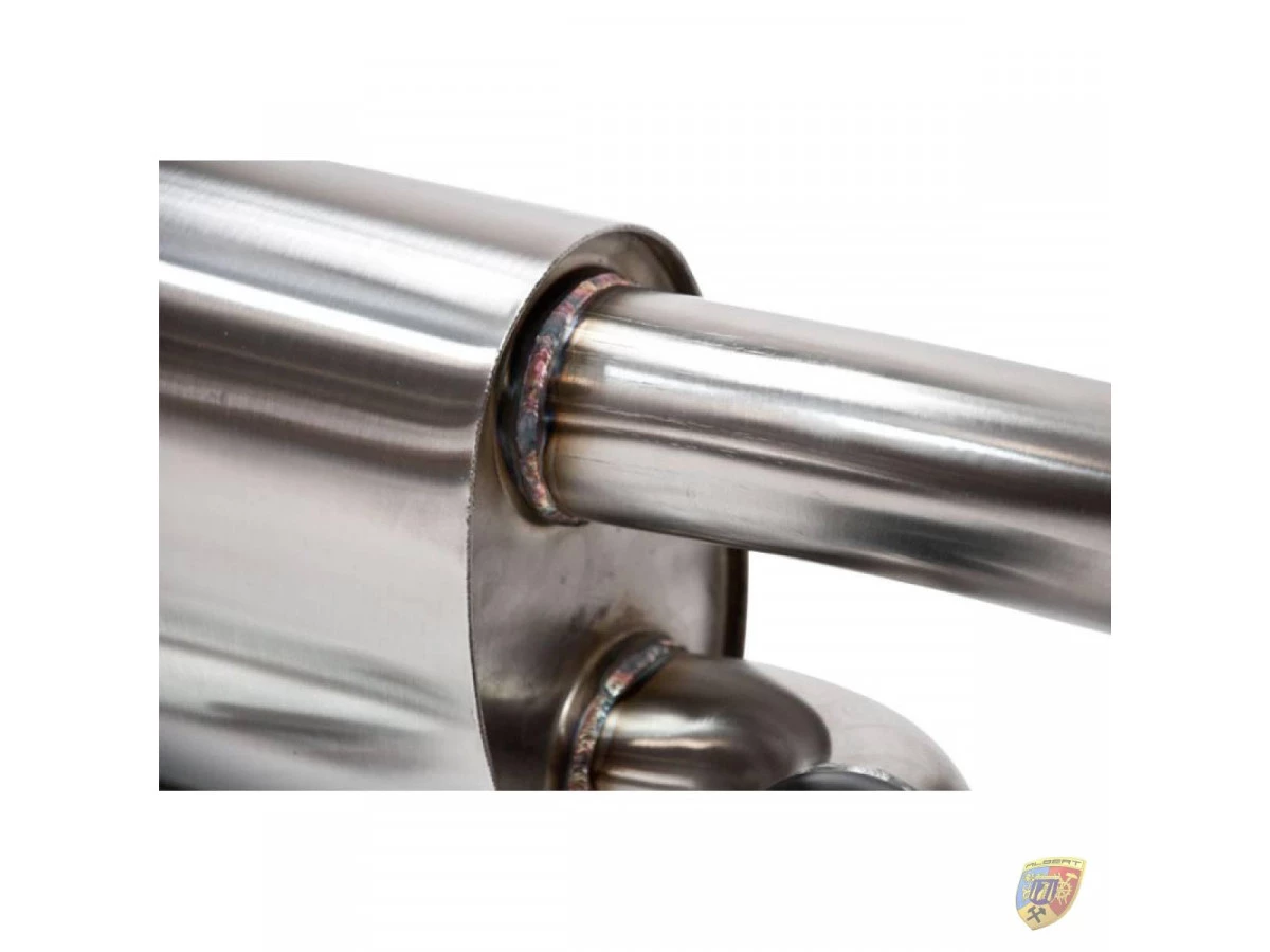 996 Turbo - GT2 X-Pipe 200 Zeller Schalldämpfer Edelstahl Porsche 911 – Albert Motorsport