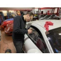 Finestra scorrevole in acrilico per vetri di porte dritti in plexiglas | Albert Motorsport