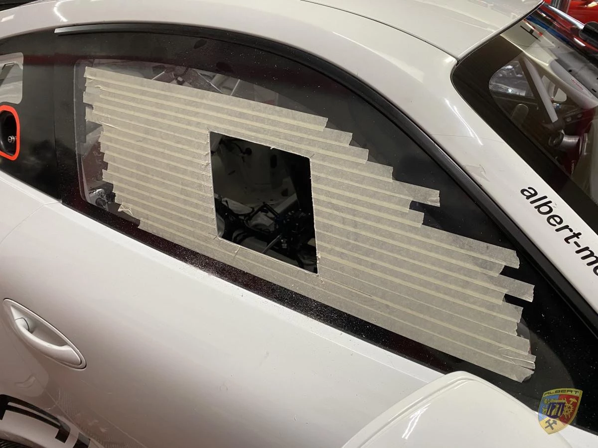 Acrylic sliding window for straight Plexiglas door panels – Albert Motorsport