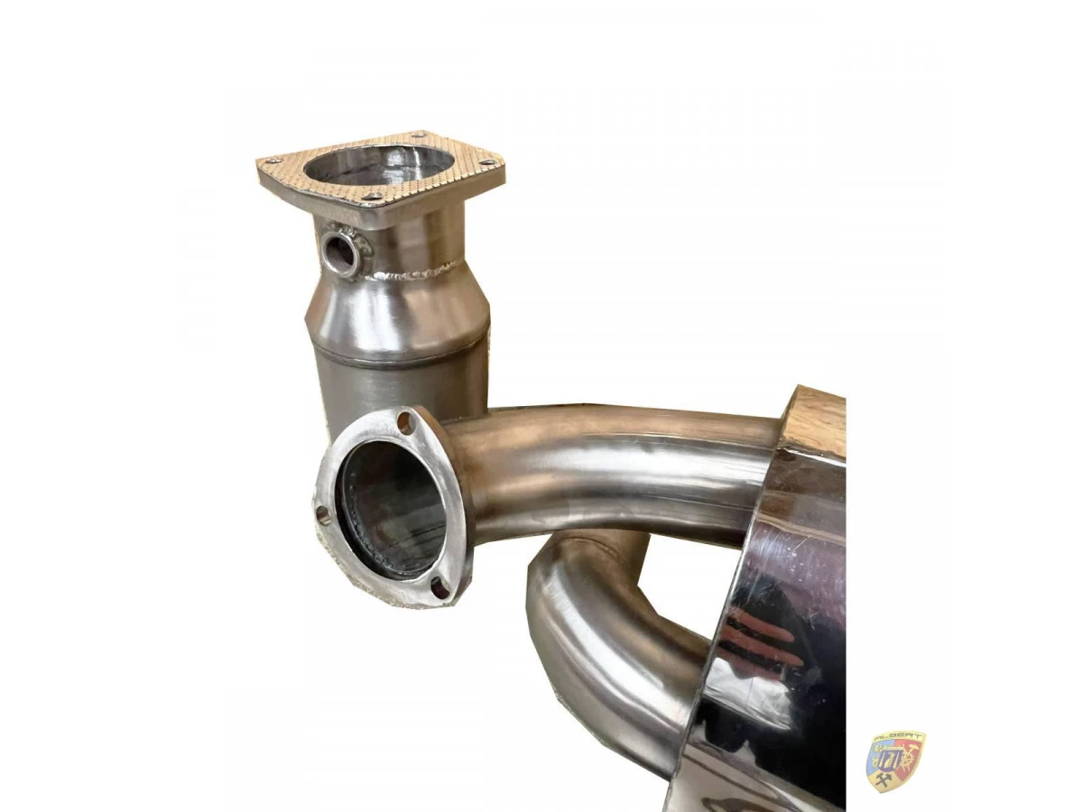 996 Turbo - GT2 X-Pipe 200 Silencieux Zeller en acier inoxydable Porsche 911 | Albert Motorsport