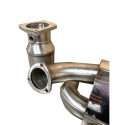 996 Turbo - GT2 X-Pipe 200 cell silencer stainless steel Porsche 911