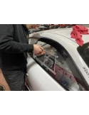 Finestra scorrevole in acrilico per vetri di porte dritti in plexiglas | Albert Motorsport