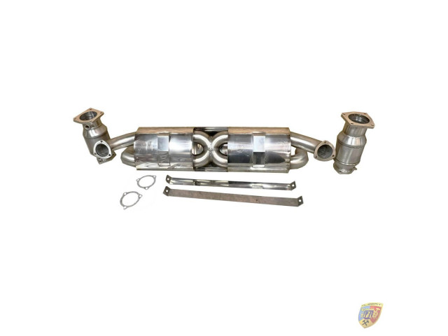 996 Turbo - GT2 X-Pipe 200 Silencieux Zeller en acier inoxydable Porsche 911
