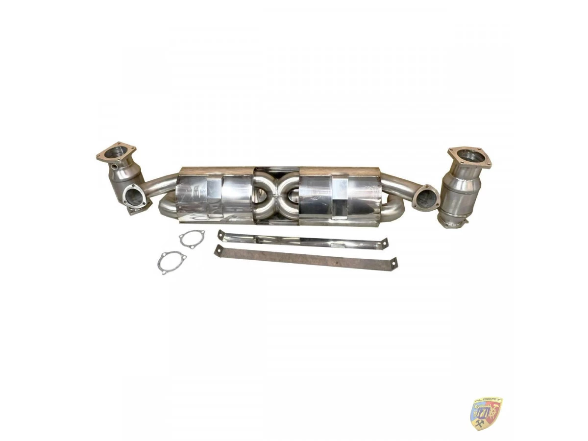 996 Turbo - GT2 X-Pipe 200 Silencieux Zeller en acier inoxydable Porsche 911 | Albert Motorsport