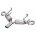 Sistema de escape estilo Sebring 356 de acero inoxidable para Porsche