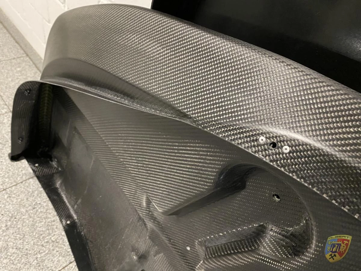 991.1 GT3 Cup Spoiler delantero divisor delantero Actualización de carbono para GT America Porsche 911 | Albert Motorsport