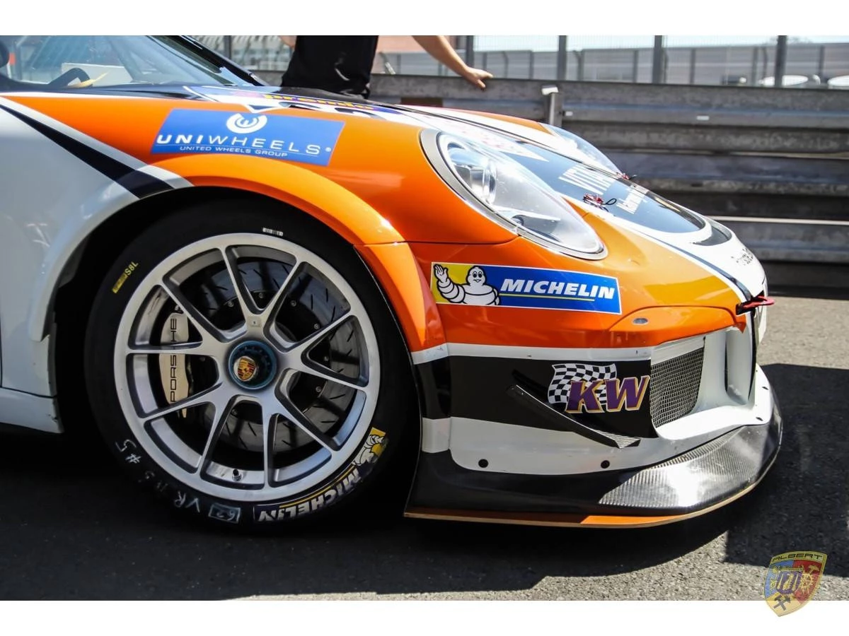 991.1 GT3 Cup Spoiler delantero divisor delantero Actualización de carbono para GT America Porsche 911 | Albert Motorsport