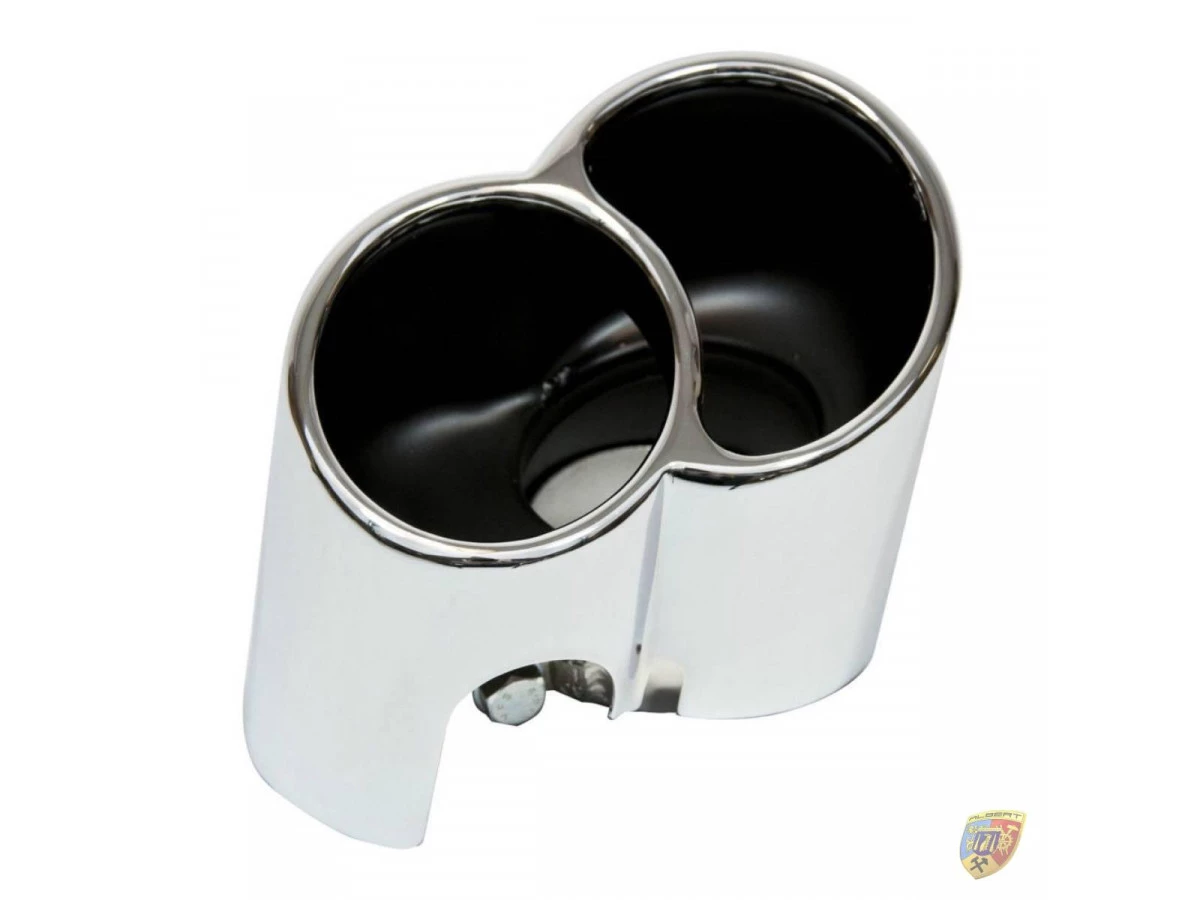 996 Turbo - GT2 tailpipes in GT2 look high-gloss polished stainless steel Porsche 911 – Albert Motorsport