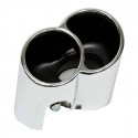 996 Turbo - GT2 tailpipes in GT2 look high-gloss polished stainless steel Porsche 911