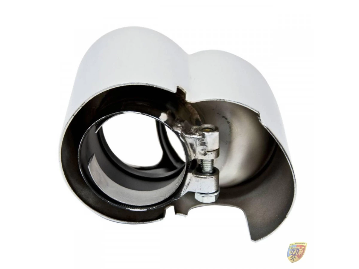 996 Turbo - GT2 tailpipes in GT2 look high-gloss polished stainless steel Porsche 911 – Albert Motorsport