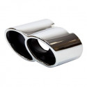 996 Turbo - GT2 tailpipes in GT2 look high-gloss polished stainless steel Porsche 911