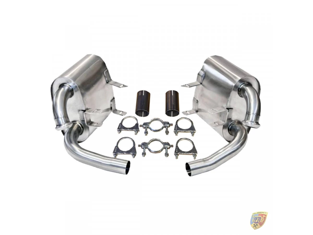 Escape deportivo Carrera 996.1 de acero inoxidable con sonido deportivo Porsche 911 | Albert Motorsport