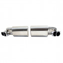 996 Turbo - GT2 flap exhaust with 200 cell catalytic converter stainless steel GT2 look tailpipes Porsche 911
