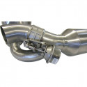 996 Turbo - GT2 flap exhaust with 200 cell catalytic converter stainless steel GT2 look tailpipes Porsche 911
