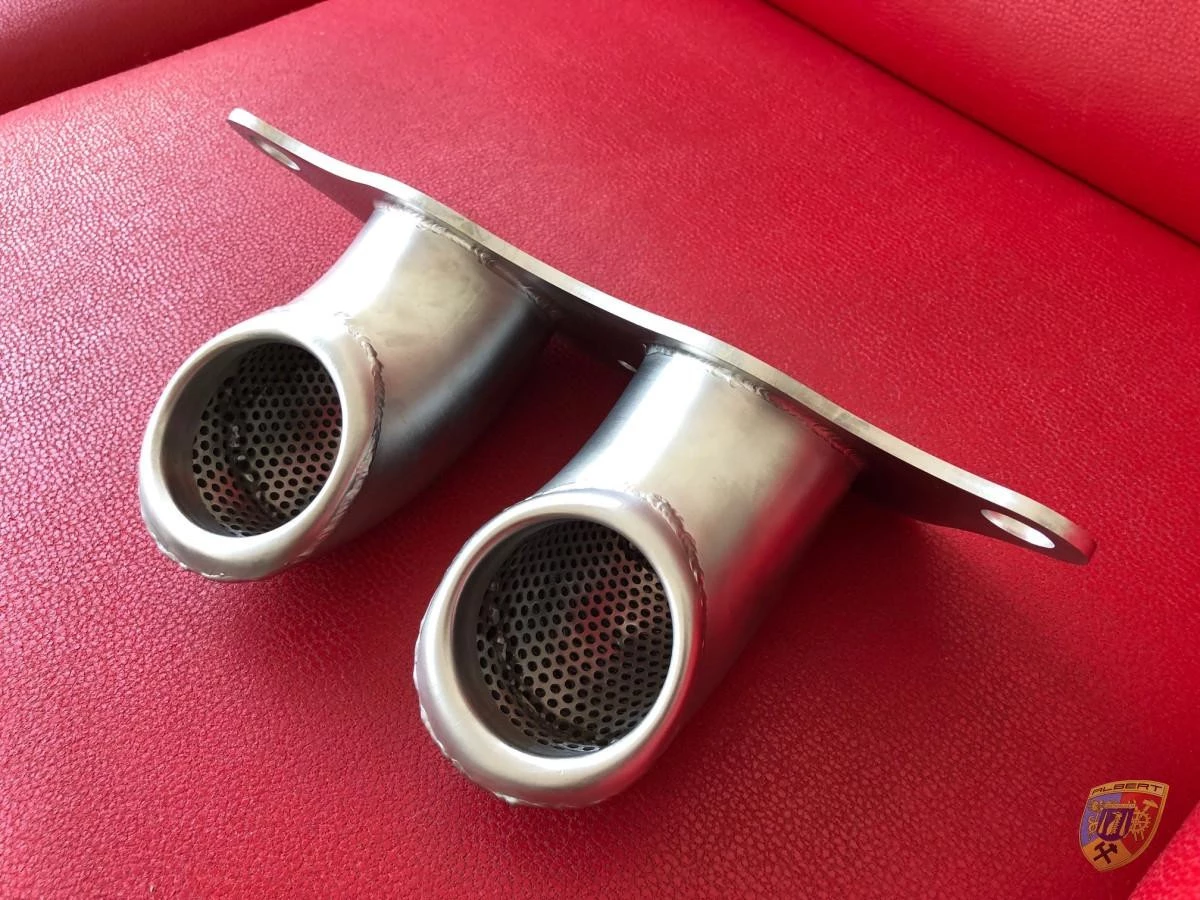 997 - 991 - 992 GT3 Cup Tubos de escape Sound Killer con silenciador para Porsche 911 | Albert Motorsport