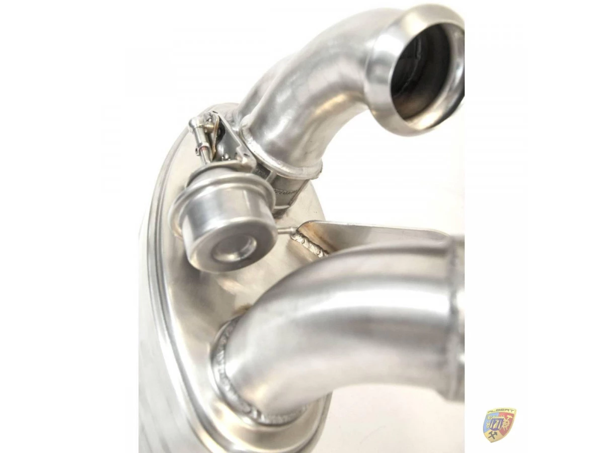 Escape de aleta de acero inoxidable con electrónica para Porsche 911 996 Carrera | Albert Motorsport