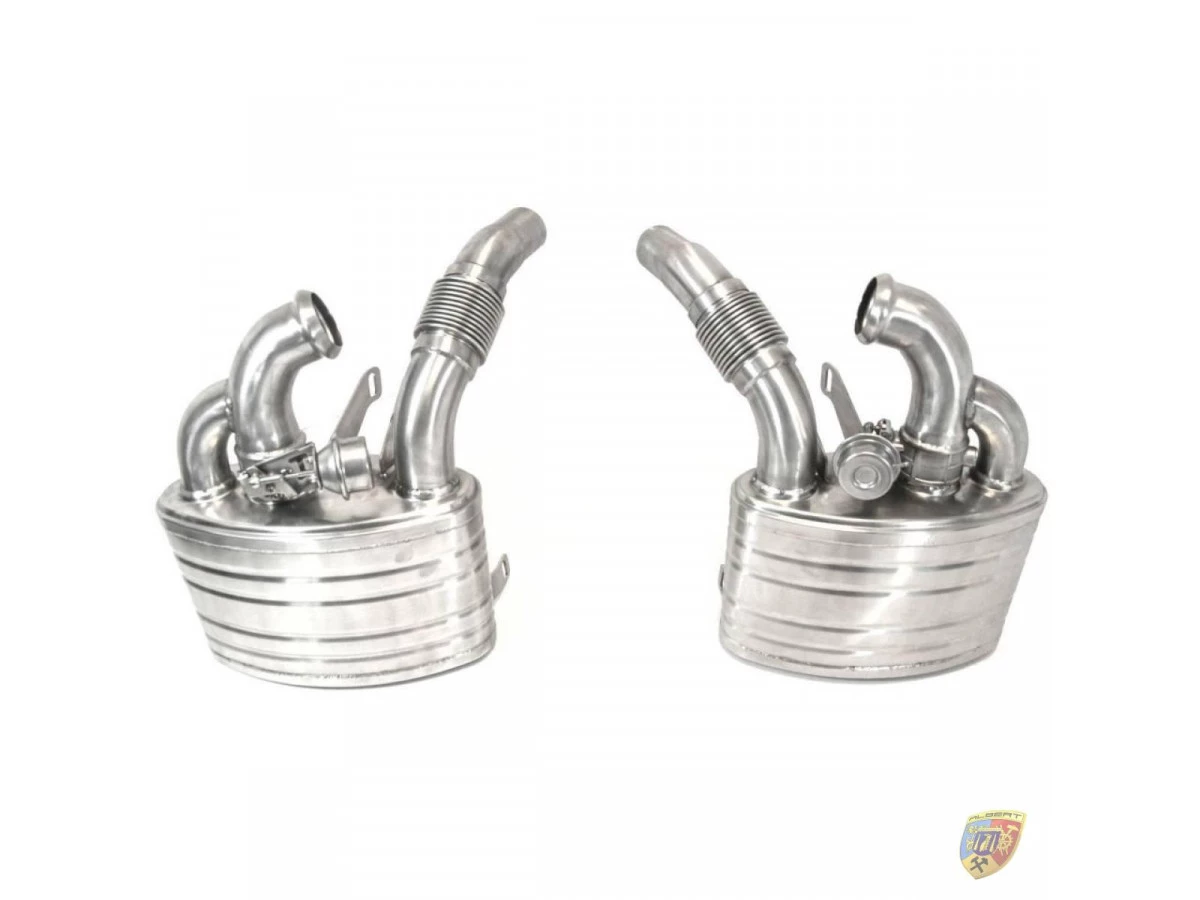 996 Carrera valvola di scarico in acciaio inox con elettronica Porsche 911 | Albert Motorsport