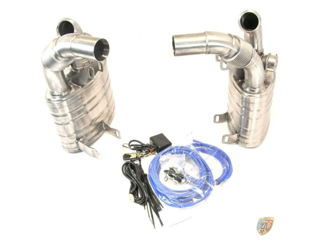 996 Carrera flap exhaust stainless steel with electronics Porsche 911 2