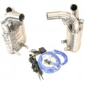 Escape de aleta de acero inoxidable con electrónica para Porsche 911 996 Carrera