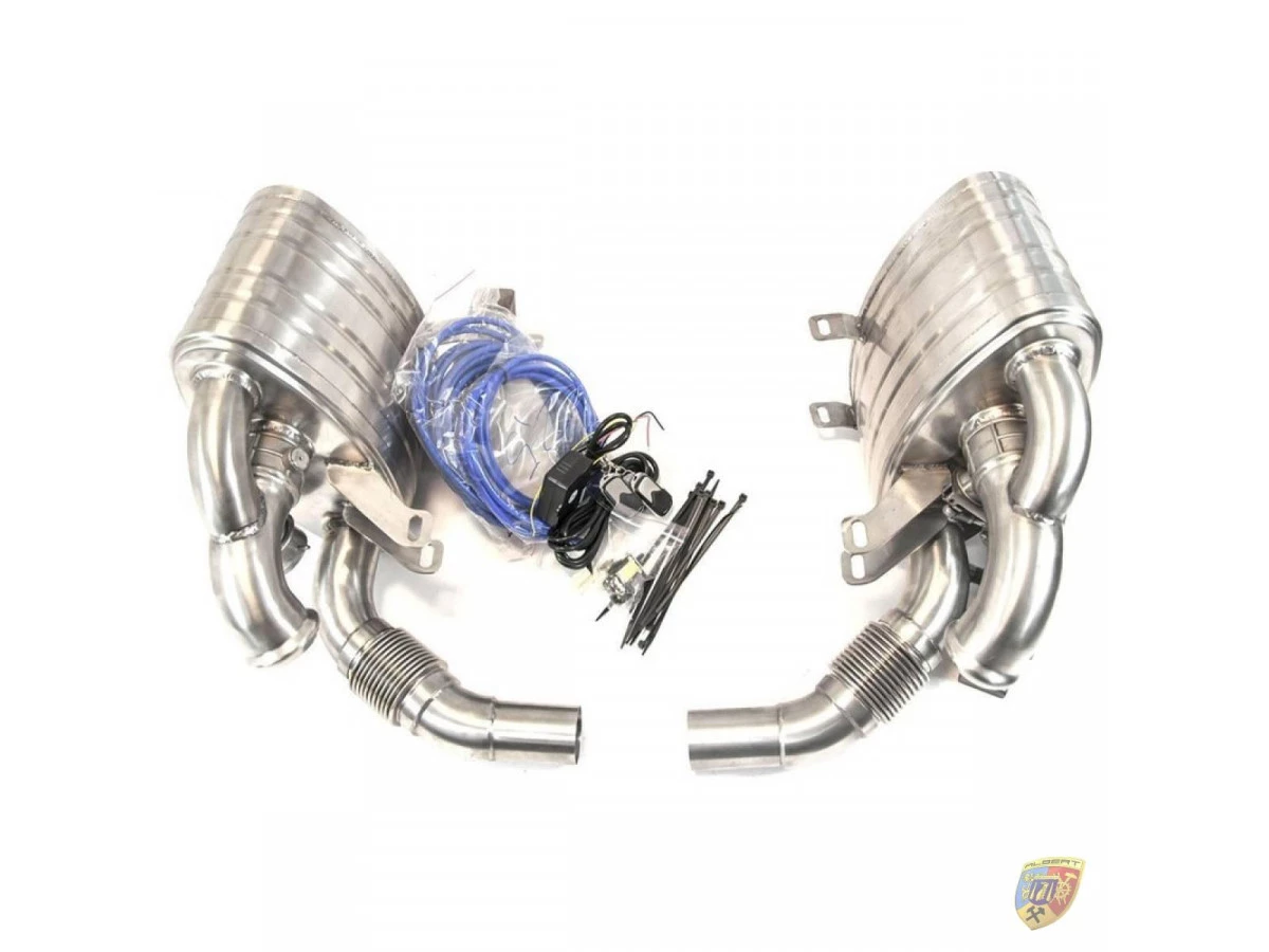 996 Carrera valvola di scarico in acciaio inox con elettronica Porsche 911 | Albert Motorsport