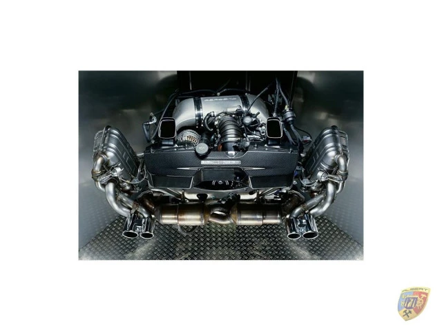 997.2 Escape deportivo Carrera con aleta de escape original Porsche 911 | Albert Motorsport 2