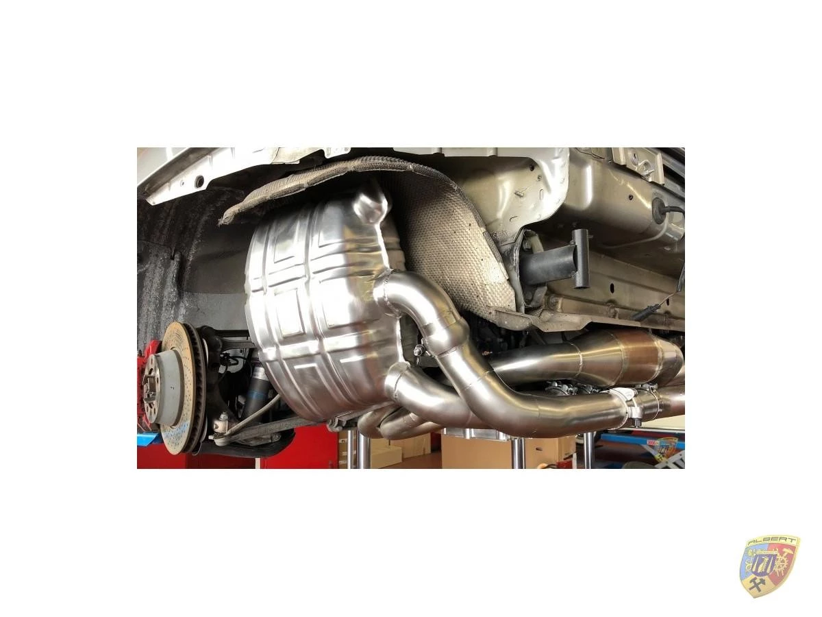 997.1 - 997.2 Scarico sportivo Carrera Power in stile GT3 per Porsche 911 | Albert Motorsport