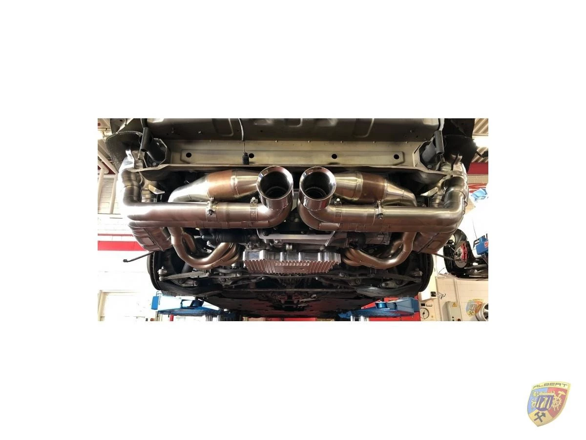 997.1 - 997.2 Carrera Power sports exhaust in GT3 look for Porsche 911 – Albert Motorsport