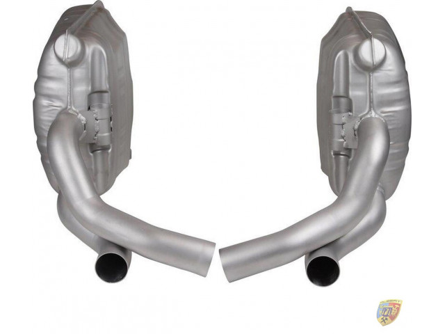 997.2 Échappement Carrera en acier inoxydable de style OEM pour Porsche 911