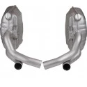997.2 Carrera scarico in acciaio inox stile OEM per Porsche 911 | Albert Motorsport