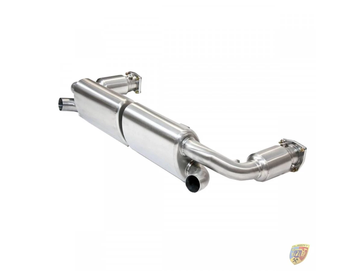 996 Turbo - GT2 Auspuffanlage mit 200 Zeller Katalysatoren Porsche 911 – Albert Motorsport