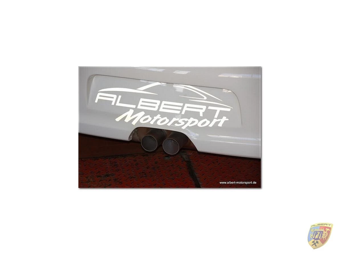 996 - 997 GT3 - RS - Cup Échappement sport Porsche Racing en acier inoxydable Porsche 911 | Albert Motorsport
