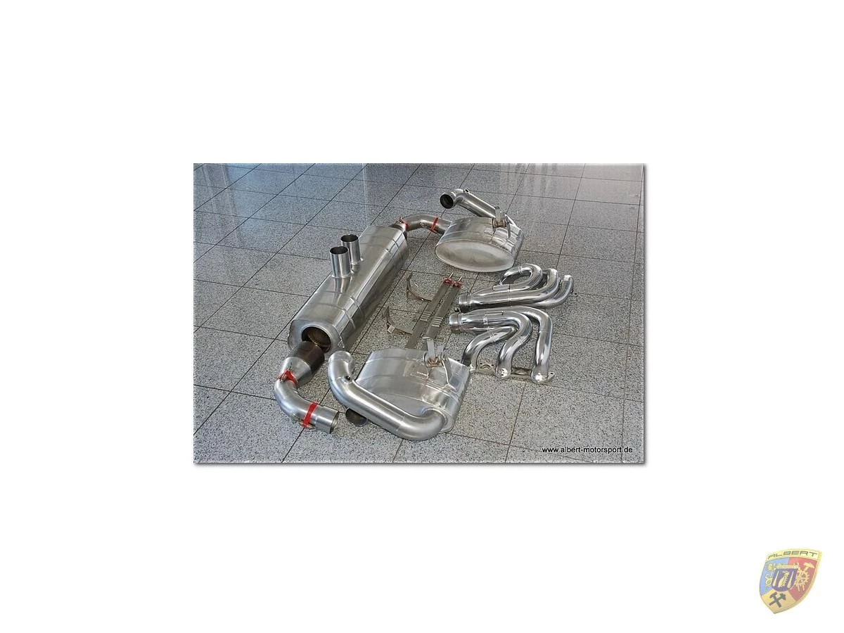 996 - 997 GT3 - RS - Cup Porsche racing sports exhaust stainless steel Porsche 911 – Albert Motorsport