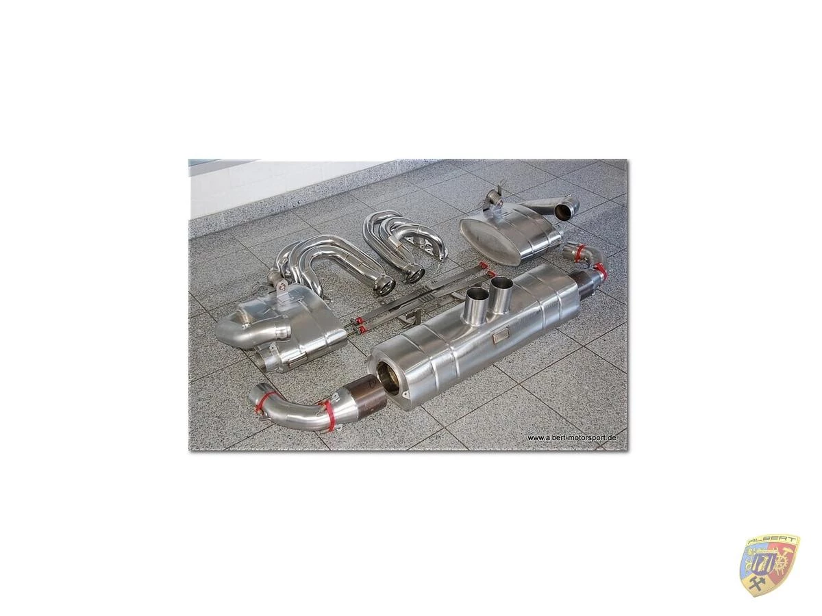 996 - 997 GT3 - RS - Cup Échappement sport Porsche Racing en acier inoxydable Porsche 911 | Albert Motorsport