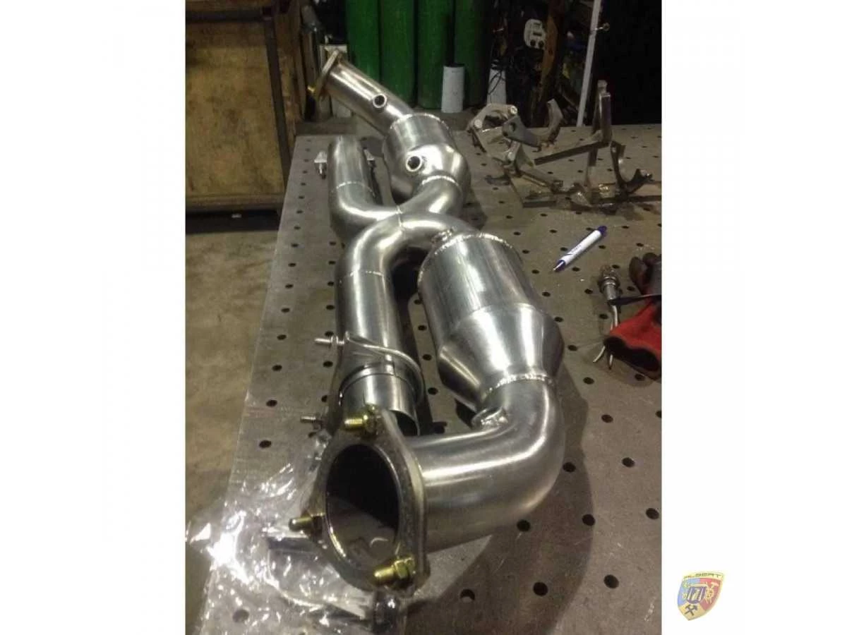 Pot d'échappement Carrera X-Pipe 996 200 cellules avec pots de 63 mm pour Porsche 911 | Albert Motorsport