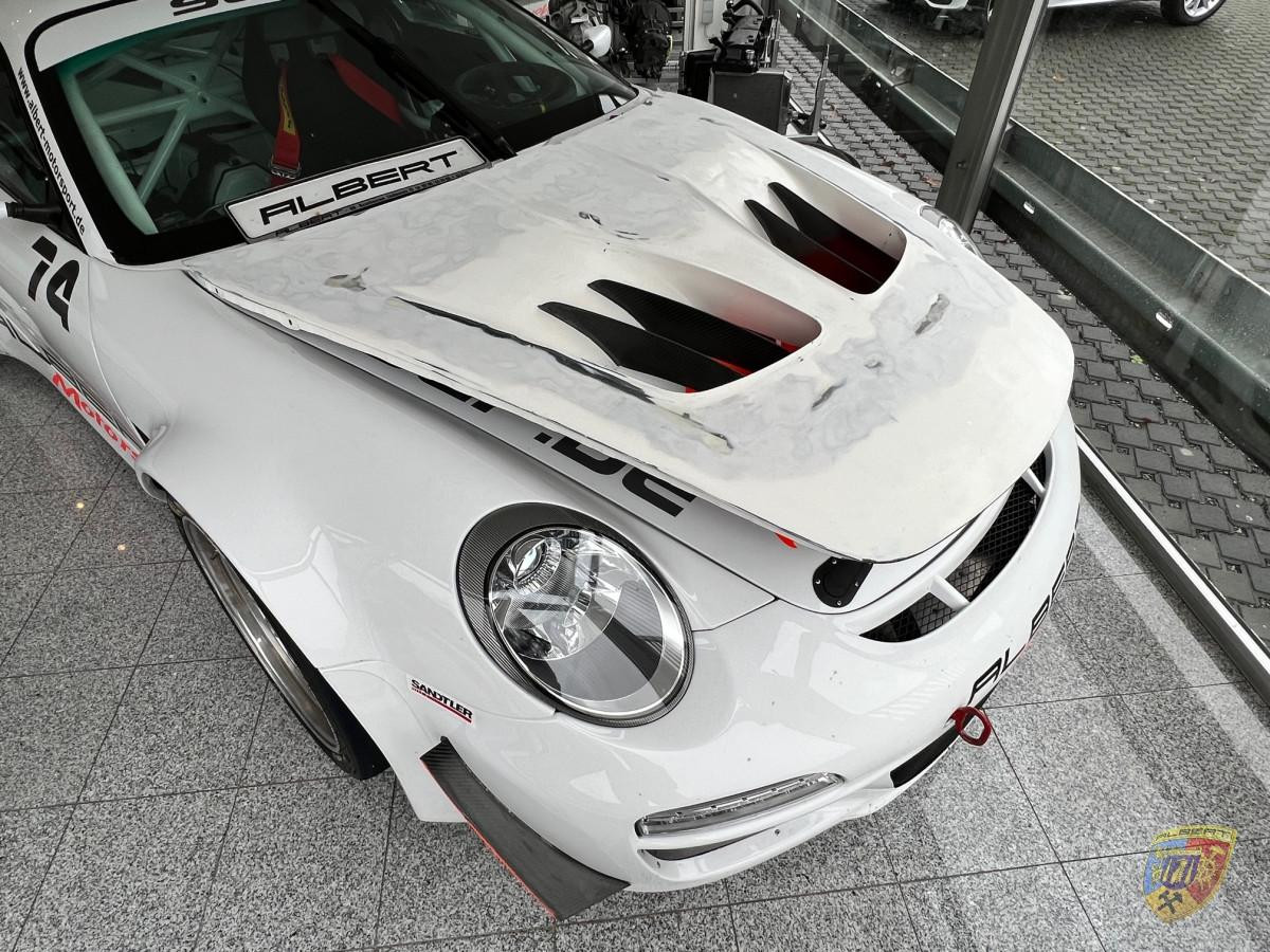 997 Capot avant en carbone look 991 GT3 R pour Porsche 911