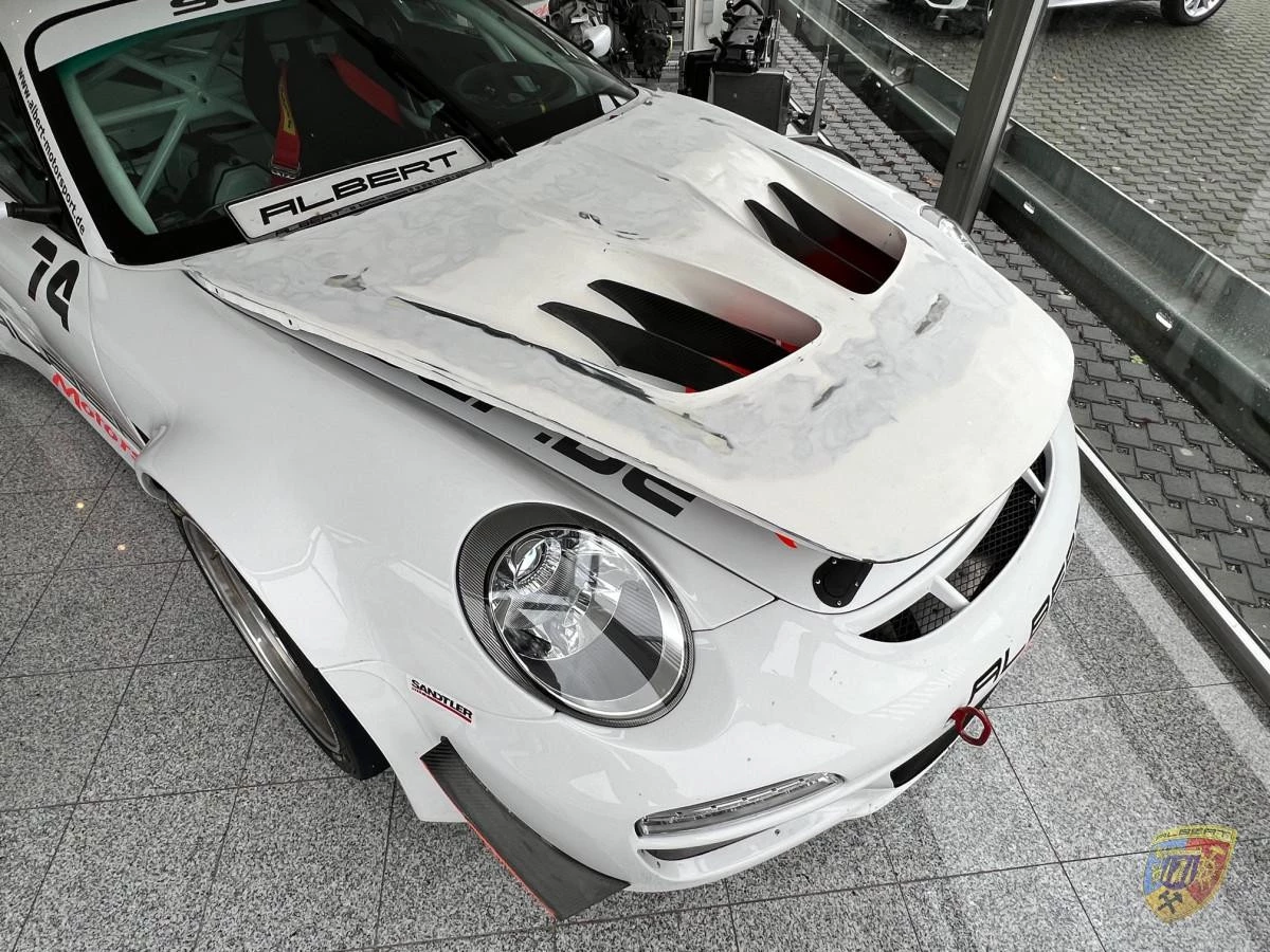 997 Capot avant en carbone look 991 GT3 R pour Porsche 911 | Albert Motorsport