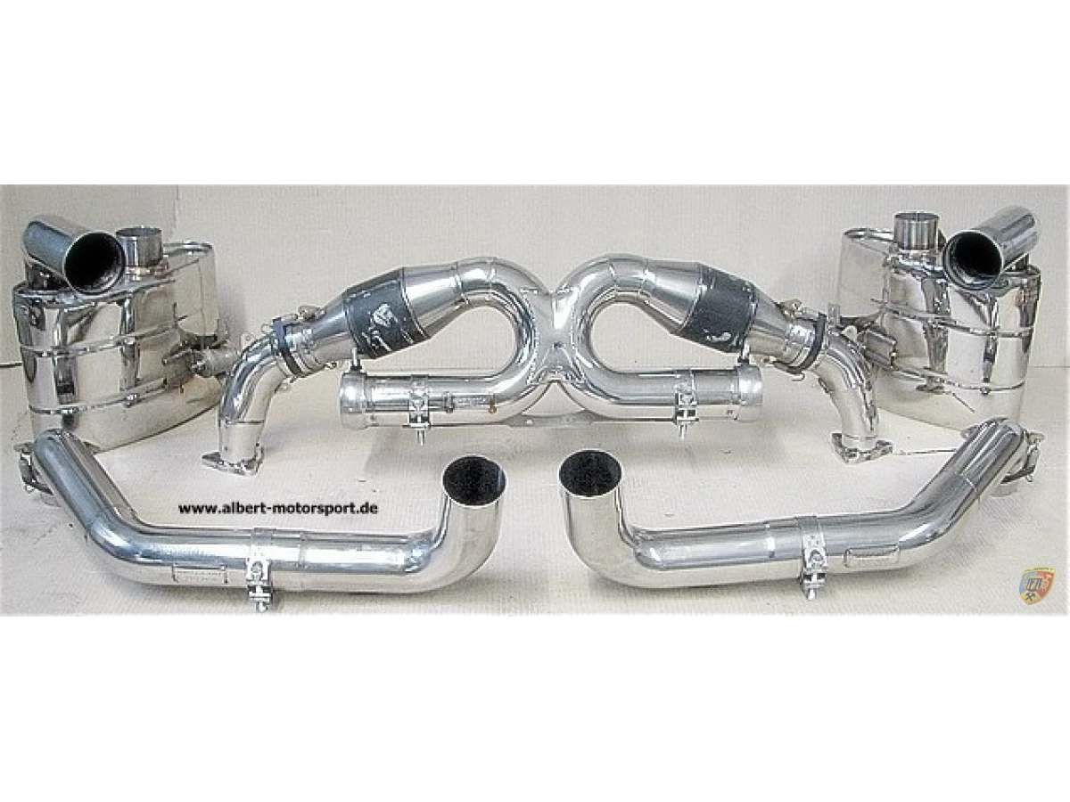 997 GT3 Cup exhaust system series manifold Porsche 911 – Albert Motorsport