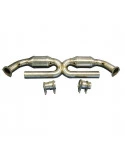 Pot d'échappement Carrera X-Pipe 996 100 cellules avec tuyaux de 63 mm pour Porsche 911 | Albert Motorsport