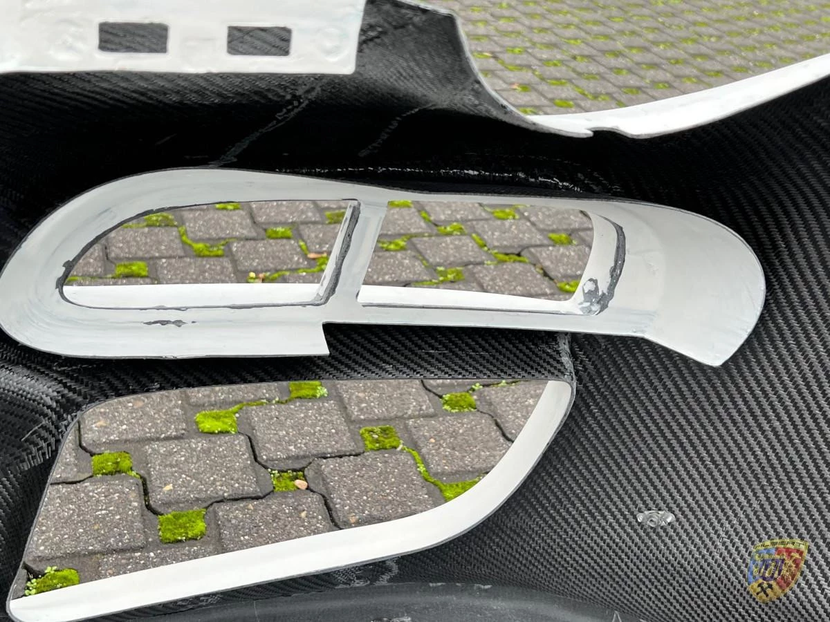 Pare-chocs avant en carbone pour Porsche 911 GT3 Cup 997.1 | Albert Motorsport