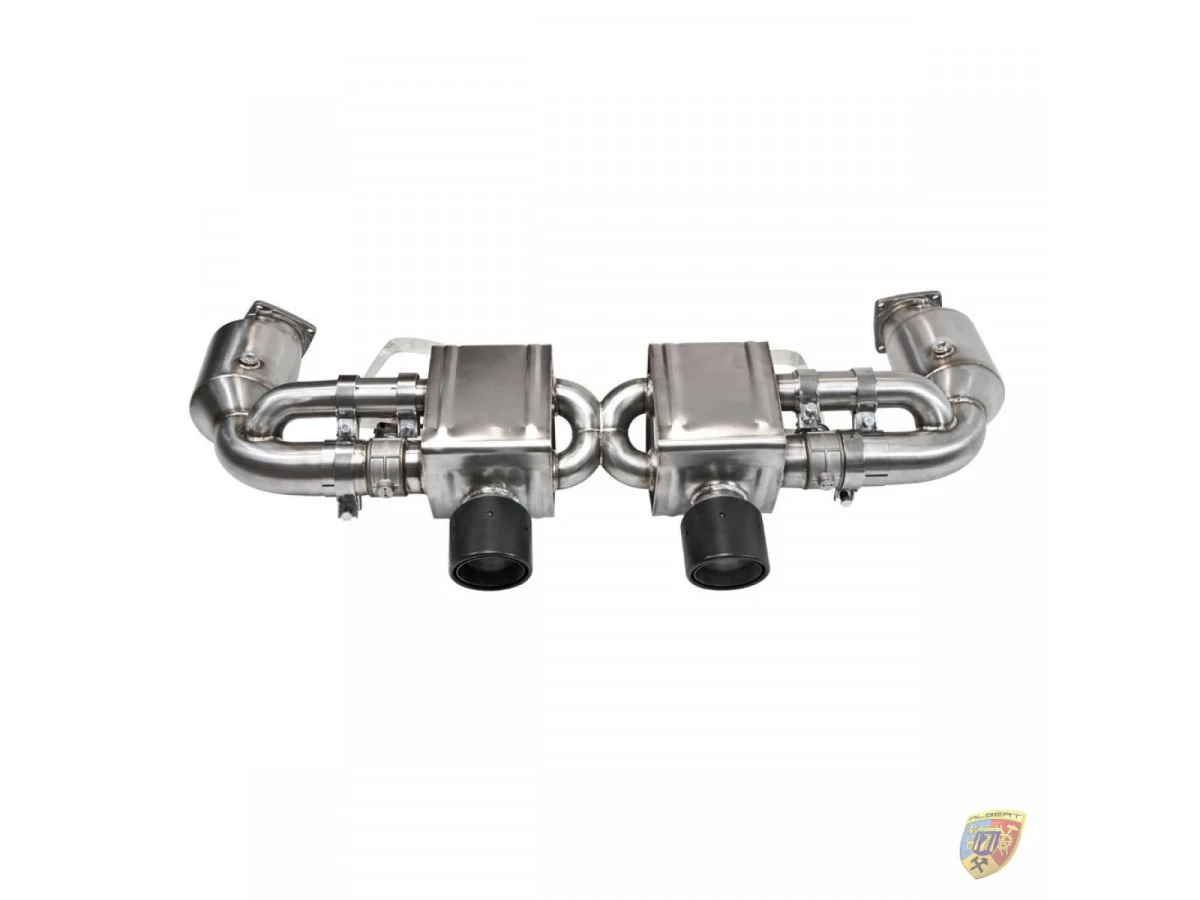 991.2 Sistema di scarico sportivo Carrera 300 celle catalizzatore acciaio inox Porsche 911 | Albert Motorsport