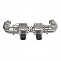 991.2 Carrera sports exhaust flap system 300 cells catalytic converter stainless steel Porsche 911.