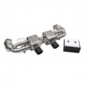 991.2 Sistema di scarico sportivo Carrera 300 celle catalizzatore acciaio inox Porsche 911