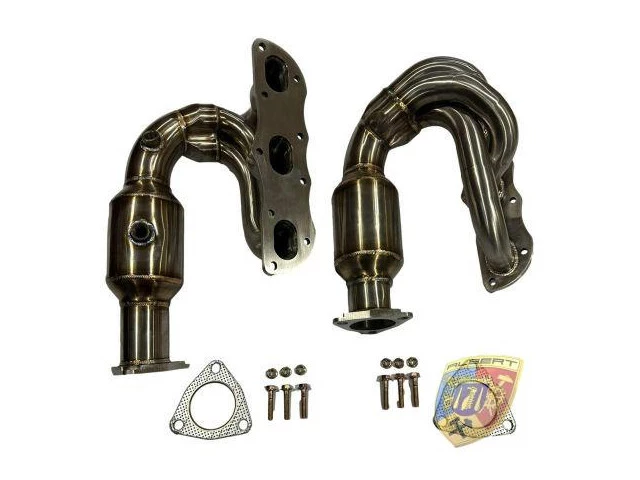 Collecteur 991.2 Turbo - GT2 en acier inoxydable sans catalyseur pour Porsche 911 | Albert Motorsport