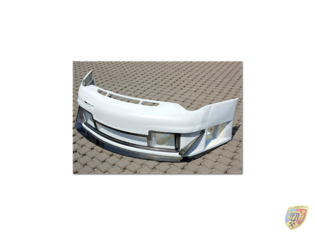Pare-chocs avant en carbone pour Porsche 911 996 RSR Splitter Drive Corner 2